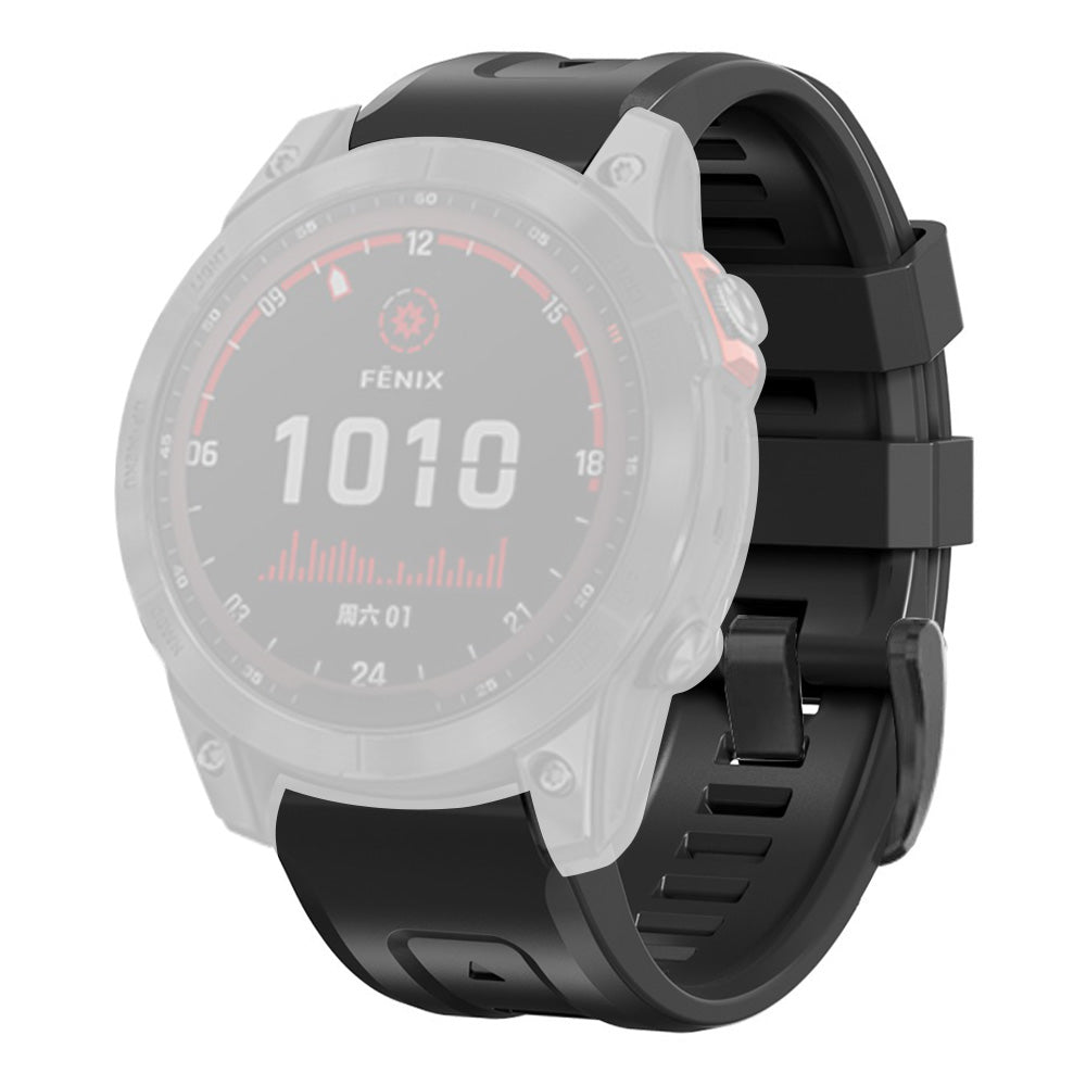 For Garmin Fenix 7 Soft Silicone Adjustable Watch Band Replacement Wrist Strap with Buckle For Garmin Fenix 7 Soft Silicone Adjustable Watch Band Replacement Wrist Strap with Buckle
